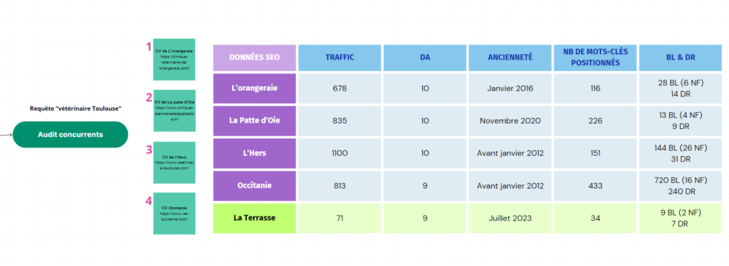 Audit SEO concurrents