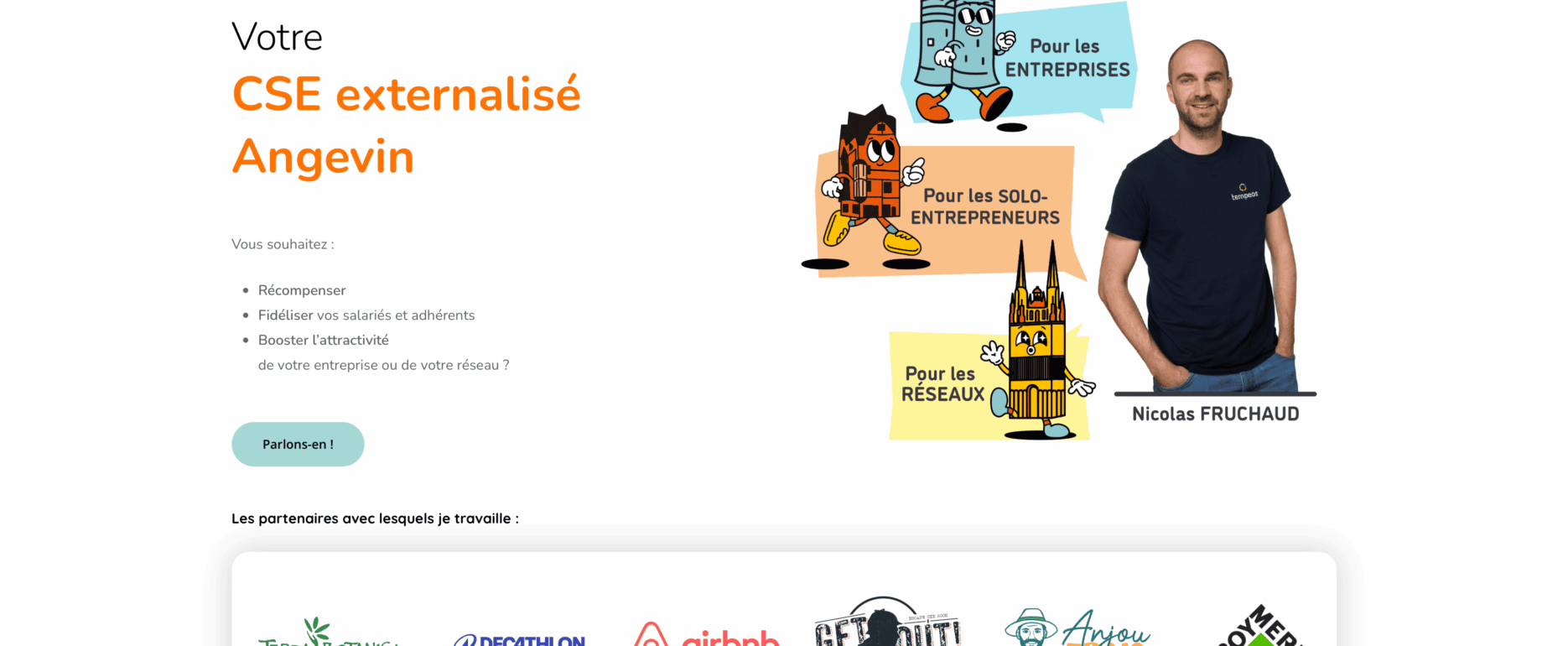CSE externalisé tempeos page d'accueil