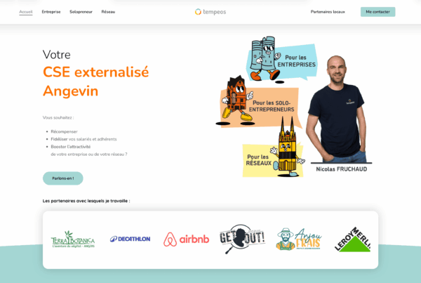CSE externalisé tempeos page d'accueil